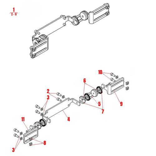 Calf Support Bracket